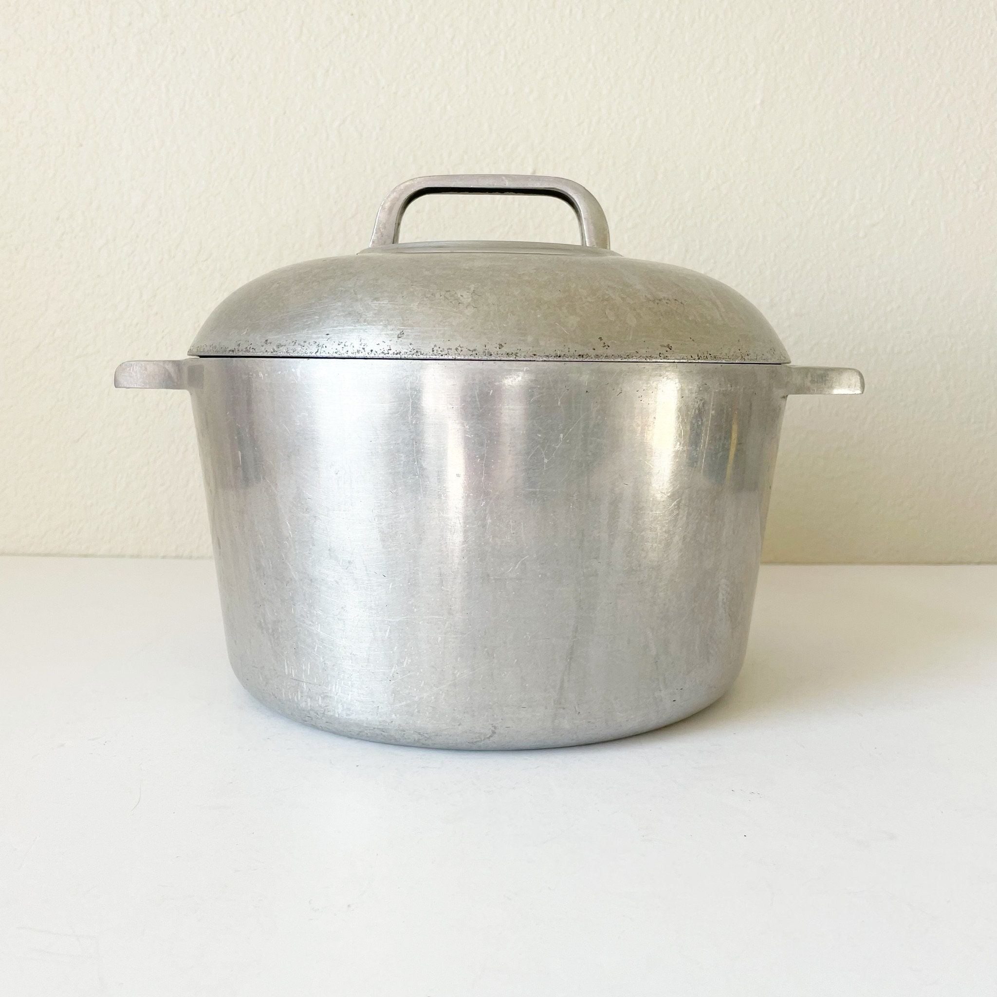 vintage Wagner Ware Magnalite cast aluminum pots, pans, dutch oven, griddle