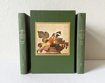 Libri di cucina vintage degli anni '60 - The Horizon Cookbook Volumi 1 e 2 con cofanetto