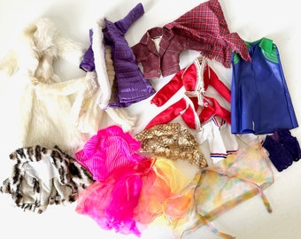Vintage Barbie Clothing +  Accessories PICK YOUR OWN - 70s 80s Mattel - Night Gowns House Coat Leggings Lingerie Red Pink White Black