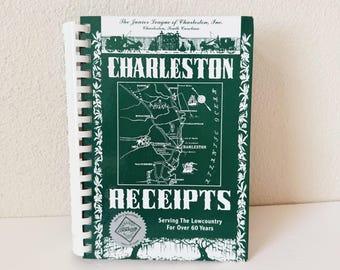 Charleston Receipts Junior League of Charleston Cookbook - Spiral Bound Southern Recipes - South Carolina Cookbooks