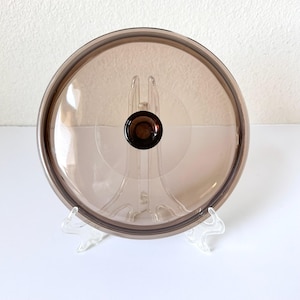 Pyrex 624C Round Replacement lid, Brown Pyrex Lid, Corningw Visions are Round lid 8.5 in, Fits Vision 024 Casserole dish