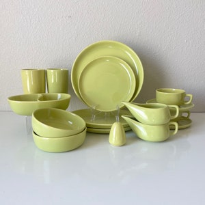Lime Green Dishes Etsy