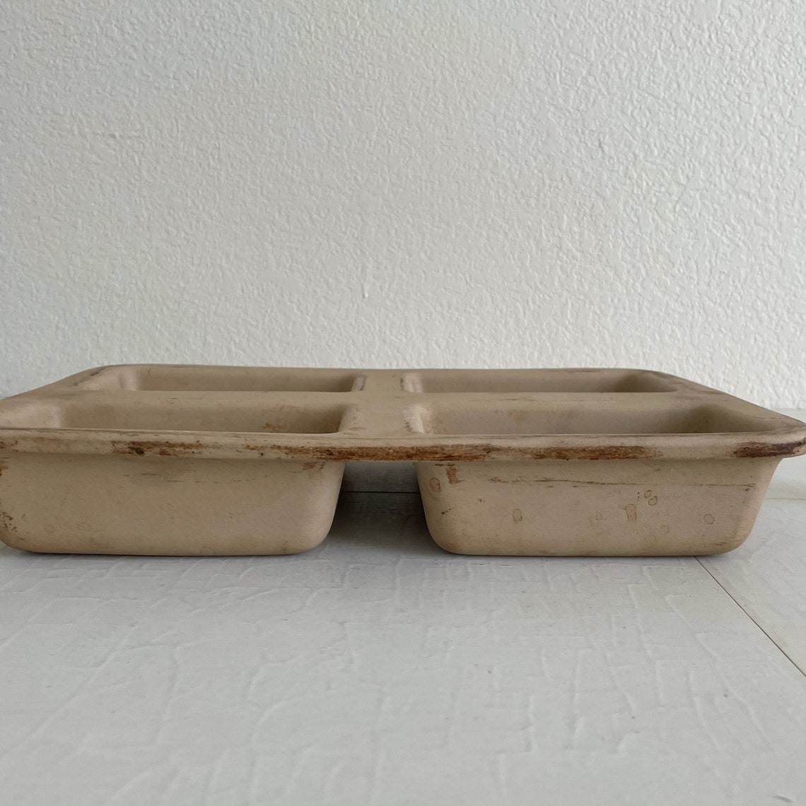 Pampered Chef Stoneware Mini Loaf Pan 1418 Vintage Pampered Etsy