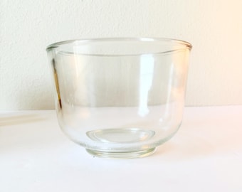 Vintage Mixing Bowl for Sunbeam Mixmaster - Vintage Small Clear Mixer Mixing bowl