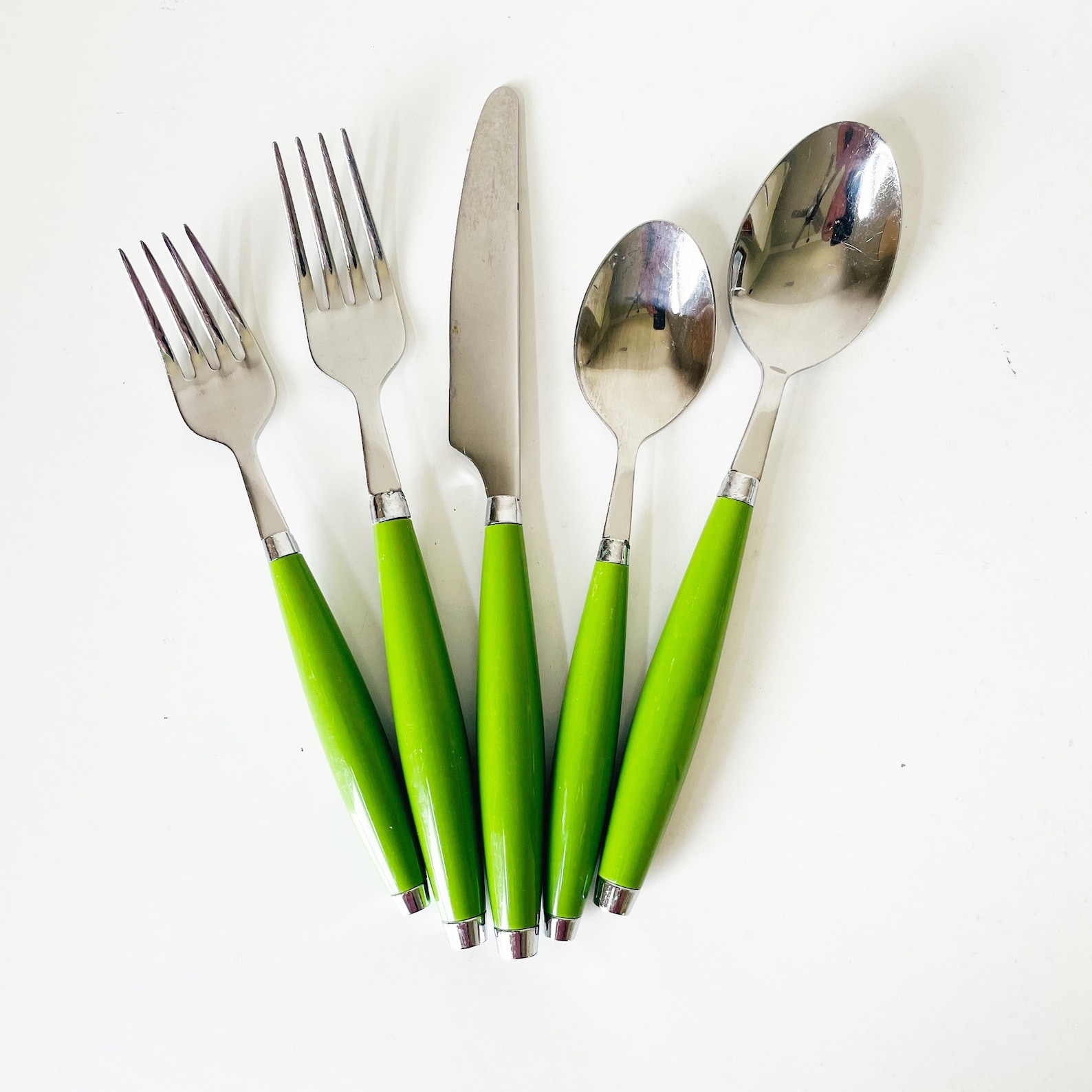 Rainbow Fiesta Stainless Steel Flatware Set by HOMER LAUGHLIN Etsy