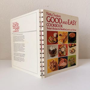 1972 Vintage Betty Crocker&#39;s Good and Easy Cookbook, Mid Century Modern Cookbook, Vintage Recipes, Easy Recipes, Betty Crocker Cookbook