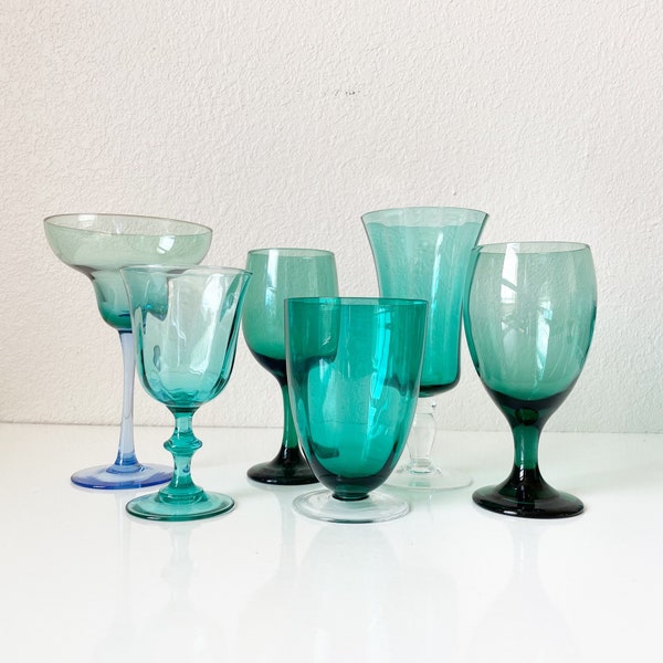 Mix and Match Wine Glasses Etsy