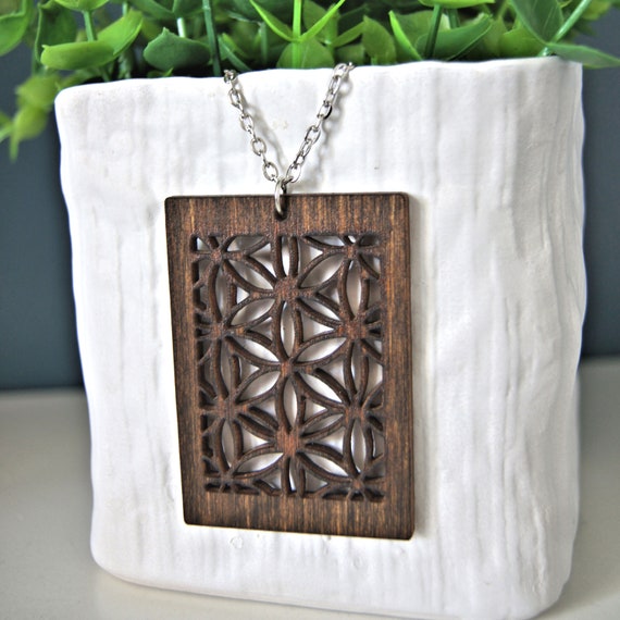 Laser Cut Necklace | Created by Sarah Kelly. As seen in her … | Flickr