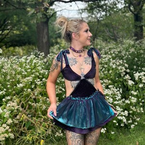 Spellbound Festival Dress handmade rave outfit women&#39;s rave fashion, Festival fairy, Halloween dress