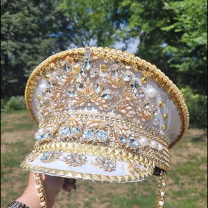 Star Embellished Pearl Trim Hat main image 1