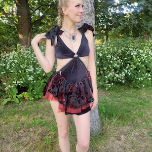 Victoria Dress handmade Gothic rave dress