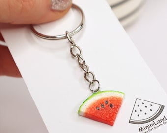 Watermelon Keychain: Handmade Watermelon Gift