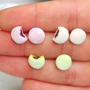 Mochi-oorknopjes: miniatuur Japanse voedselsieraden