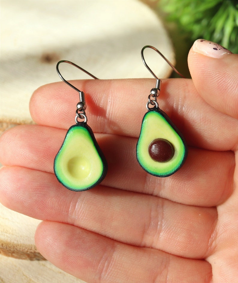 Avocado Dangle Earrings