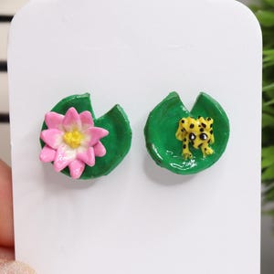Lily Pad Earrings