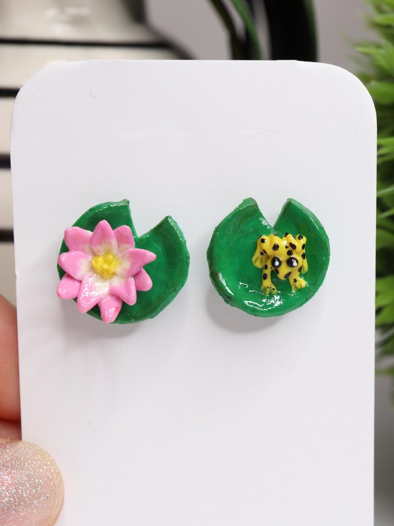 Lily Pad Earrings