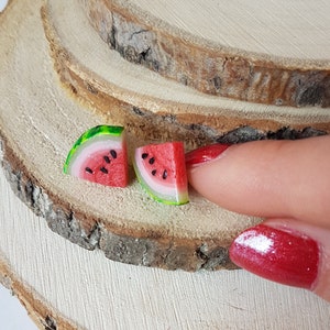 Watermelon Stud Earrings