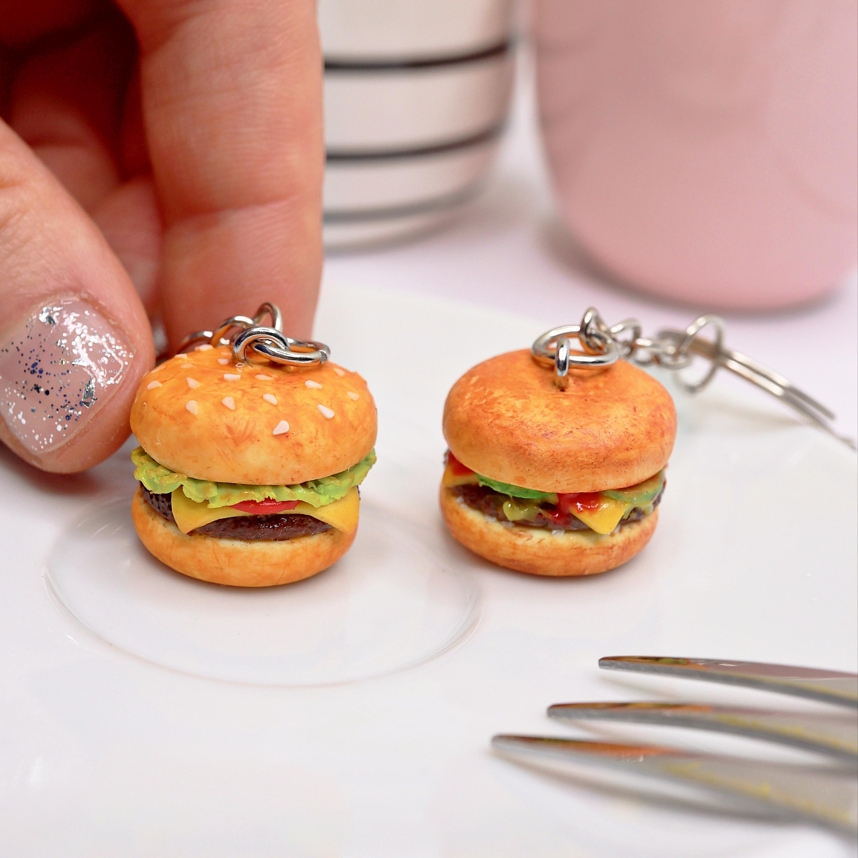 ハンバーガーチャーム　５個 ハンバーガーチャーム - Etsy 日本