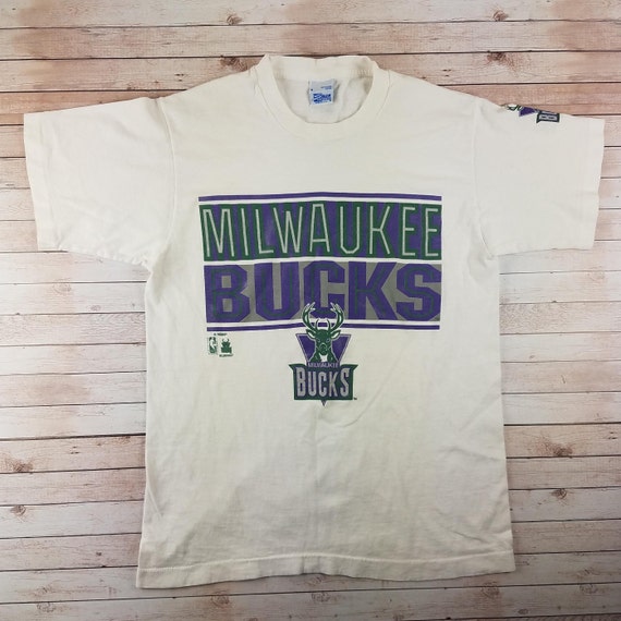 Vintage 1990s Milwaukee Bucks NBA Basketball Salem