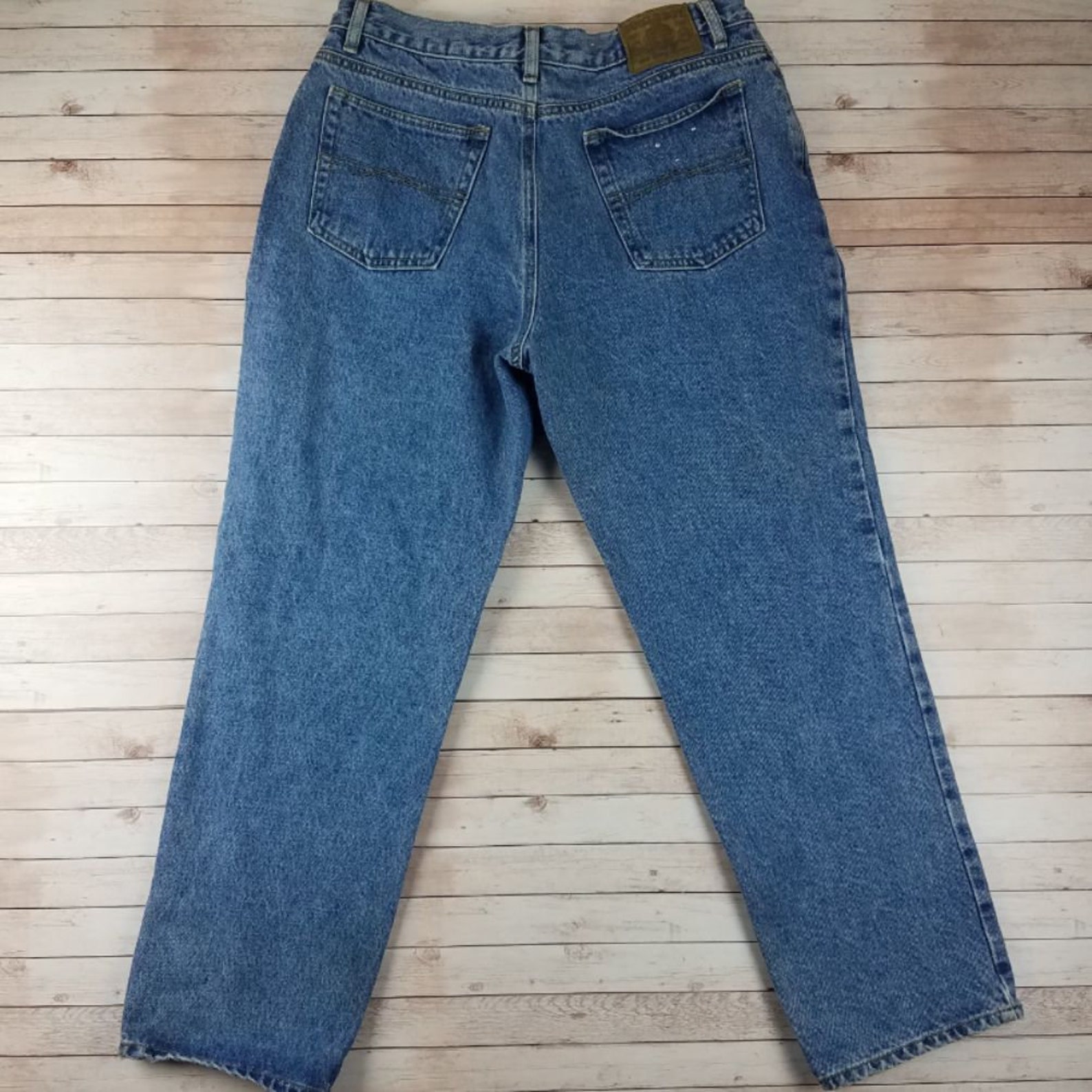 Vintage 1990s Bugle Boy 750 Blue Jeans Etsy