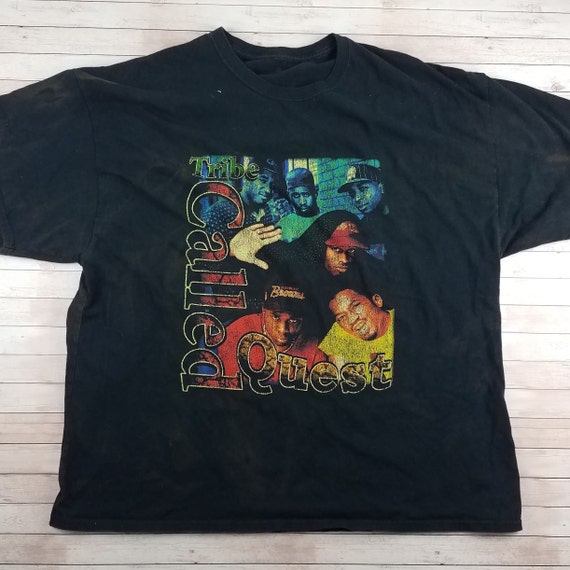 Vintage 2000s Y2K Tribe Called Quest Hip-Hop Sun Fade… - Gem