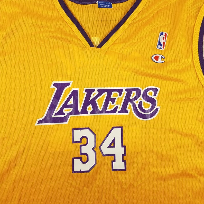Vintage 2000s Shaquille O'neal Shaq Los Angeles Lakers NBA - Etsy