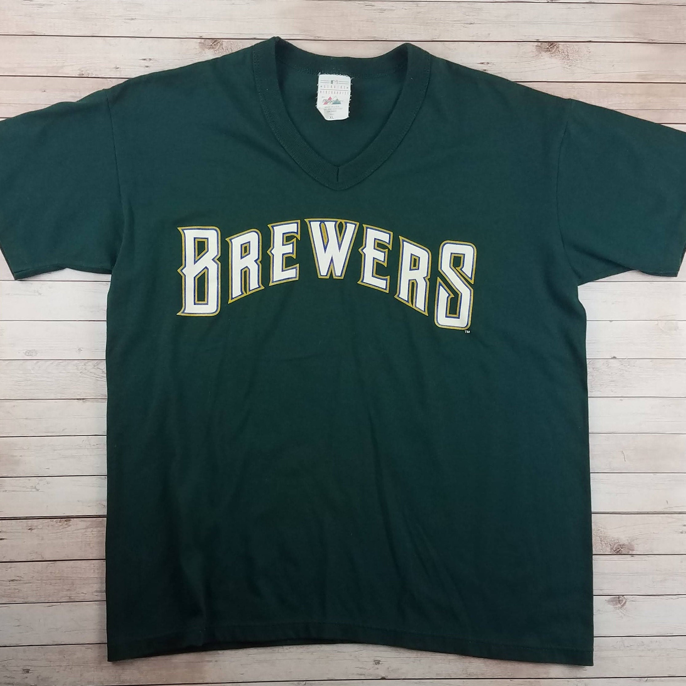 Milwaukee brewers retro 1968 t shirt XL | SidelineSwap