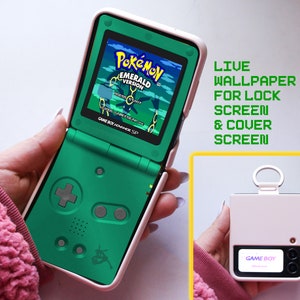 Retro Game Console Live Gameboy Wallpaper per telefoni Samsung Z Flip/Screensaver/Schermo di copertura