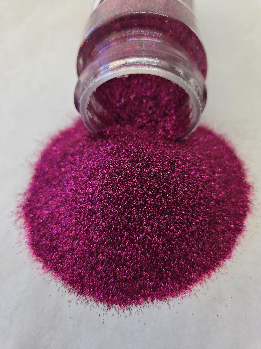 Raspberry Beret Pink Holographic Ultra Fine Polyester Glitter Mix. Bold ...