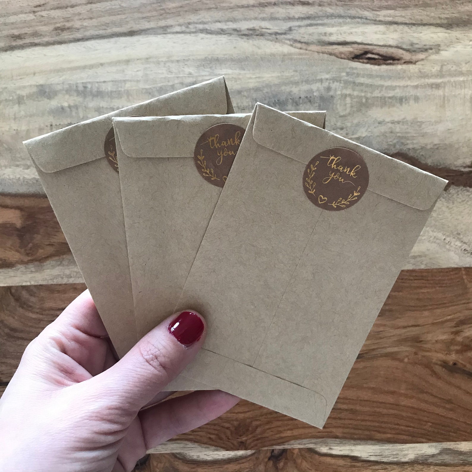 25 small brown paper envelopes Kraft paper envelopes Etsy