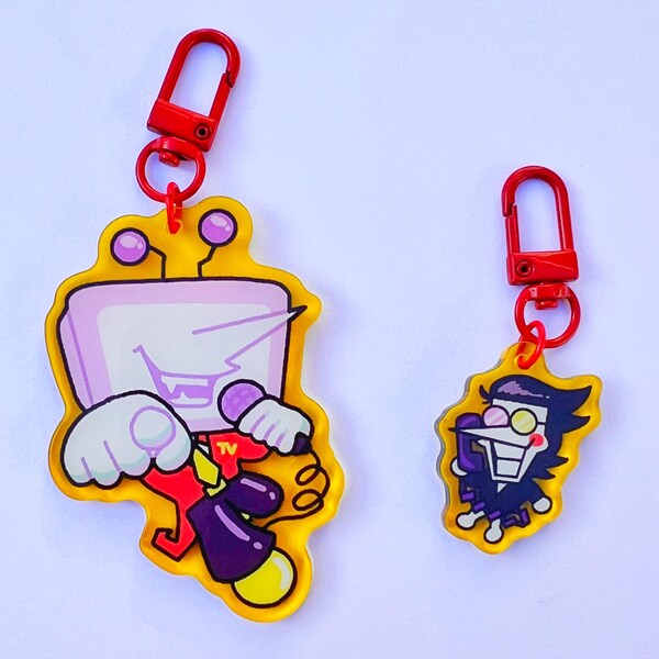 DELTARUNE Spamton & Tenna Llavero Encanto