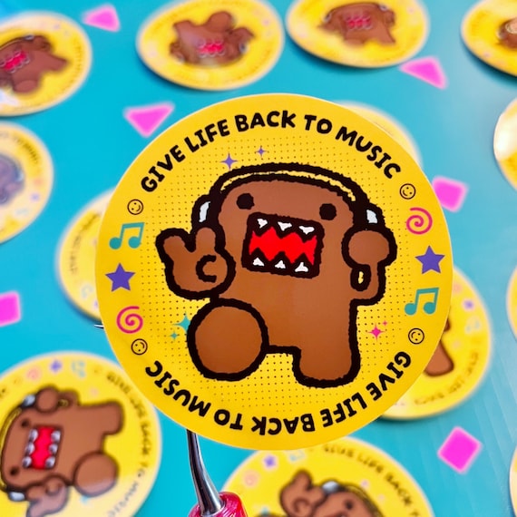 Brown RAWR Monster Sticker