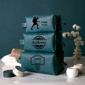 Regalo per la Festa del papà, kit Dopp personalizzato, borse da toilette in pelle per lui, regali di compleanno, regali personalizzati, regalo per lui