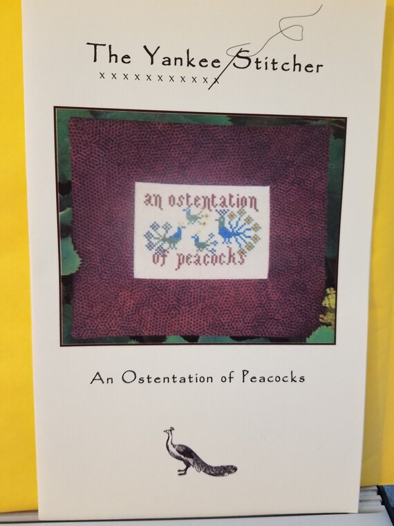 An Ostentation of Peacocks From the Yankee Stitcher Etsy