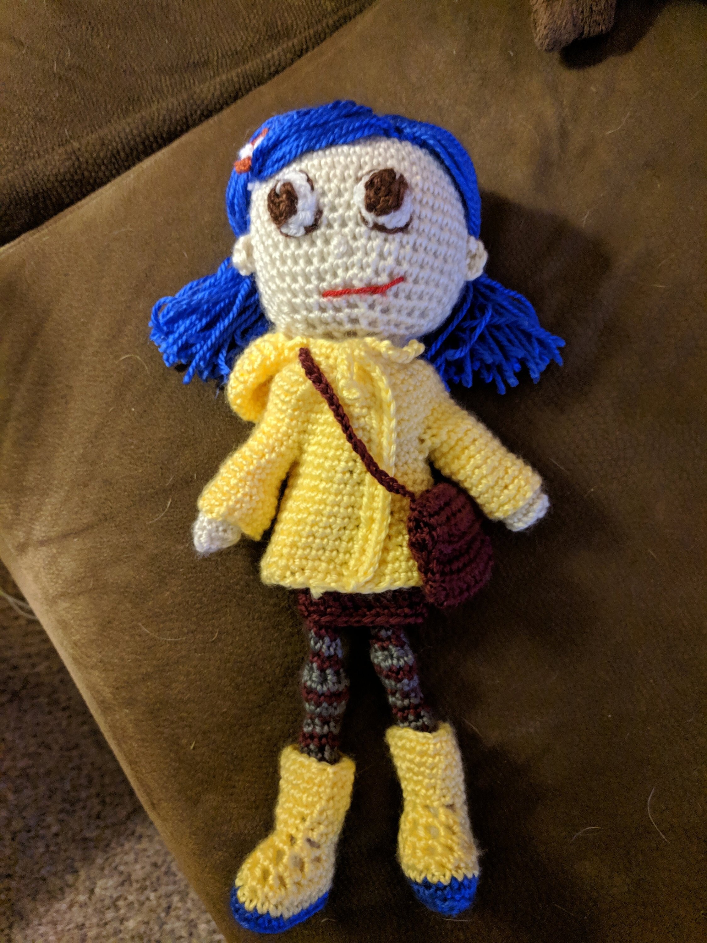 coraline tejida a crochet