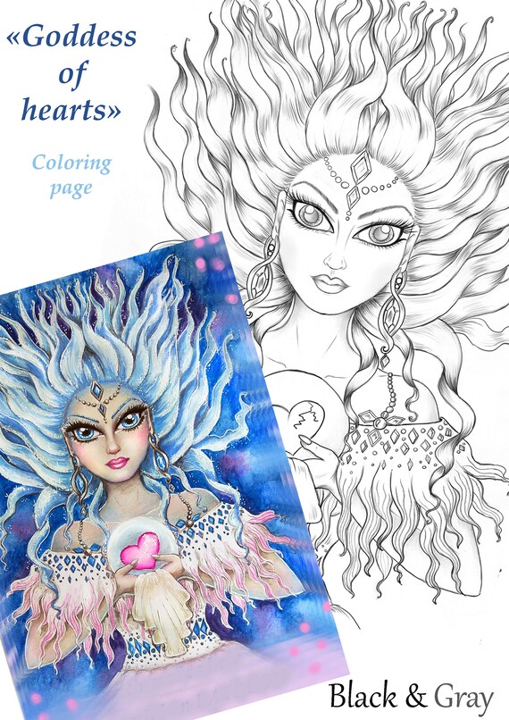 Featured image of post Goddess Colouring Book