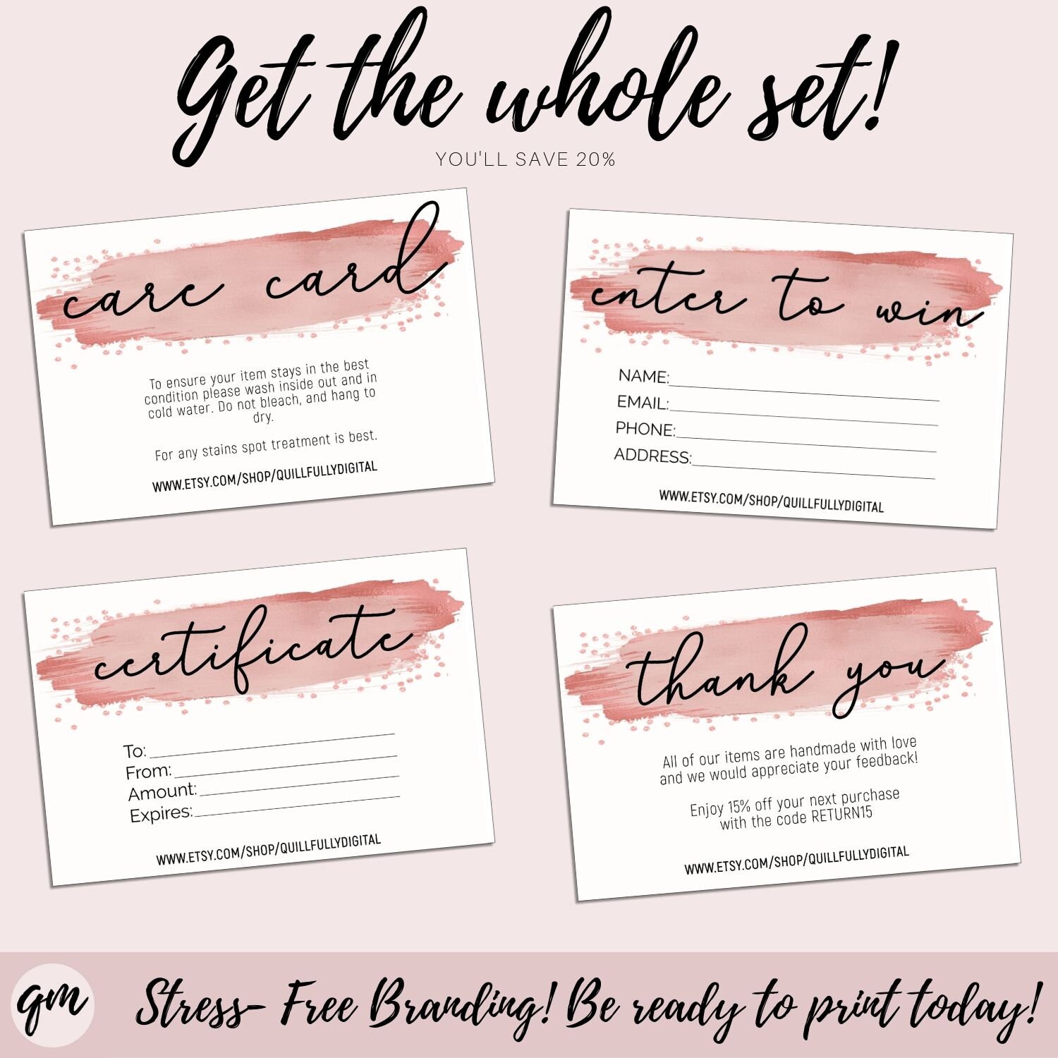 Printable Enter To Win Card Pink Enter To Win Template | Etsy