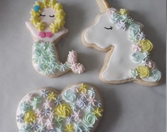 12 Magical little girl cookies