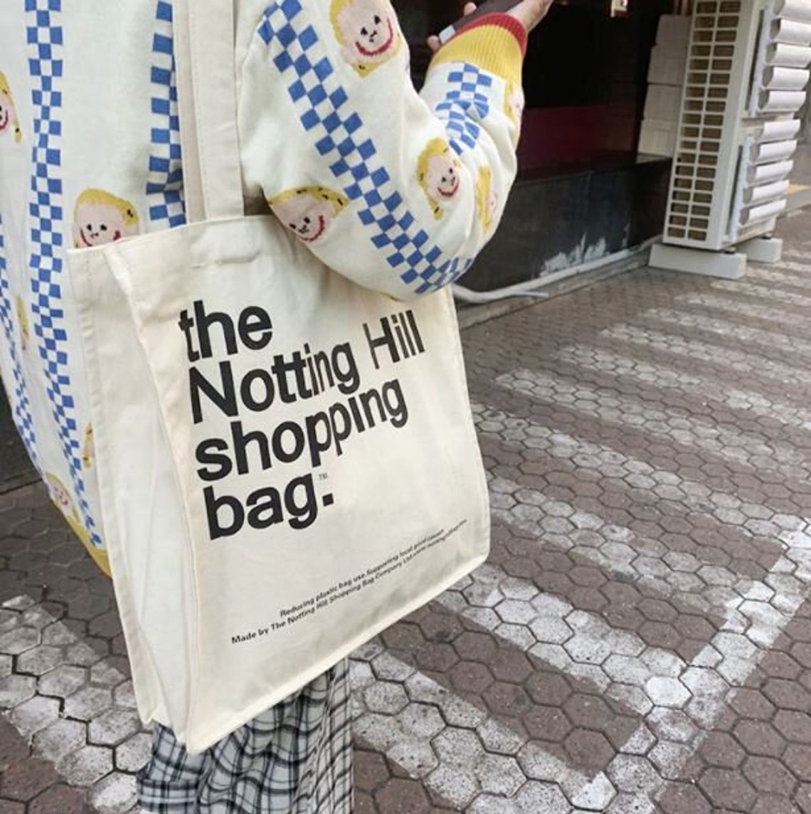 Notting Hill Canvas Tote Bag Grocery Bag Jute Bag Reusable | Etsy