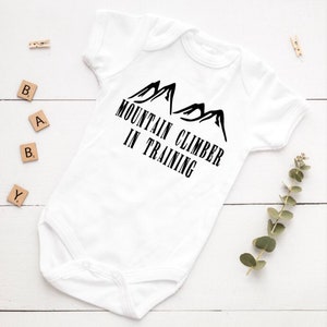 Mountain Climber in Training - Mountain Climbing Baby, Great Adventure, Hiking, Climbing, Camping Baby, Greatest Adventure, Baby Bodysuit