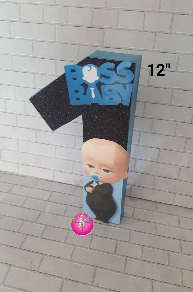 Boss baby 1st Birthday party decorationsBoss baby bannerBoss | Etsy