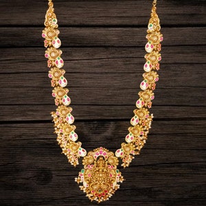 Antyczny zestaw naszyjników Nagas Laxmi od Asp Fashion Jewellery