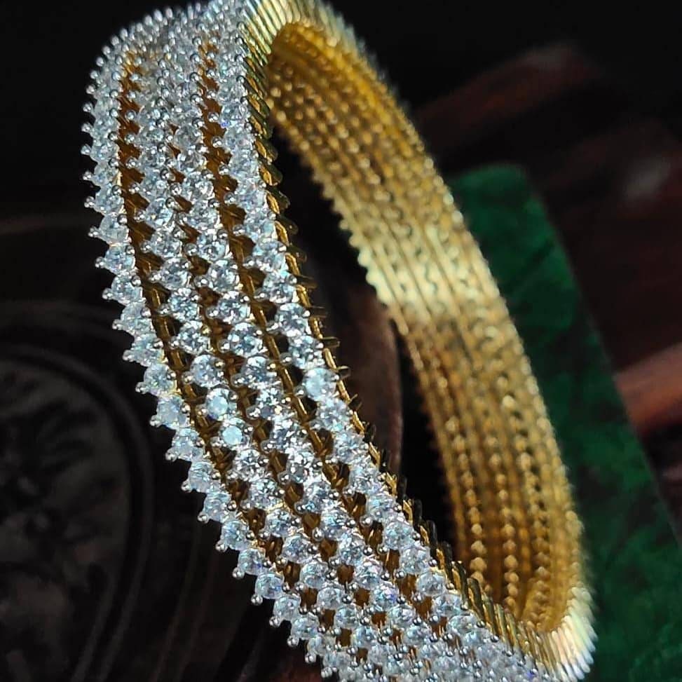 Beautiful american Diamond bangles | Etsy