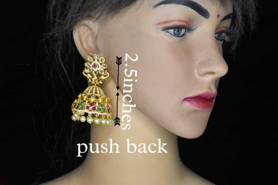 Uncut jhumkas best sale