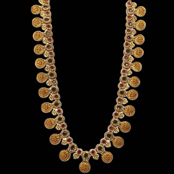 Rammparivar long necklace with earrings pressing style back By Asp Fashion