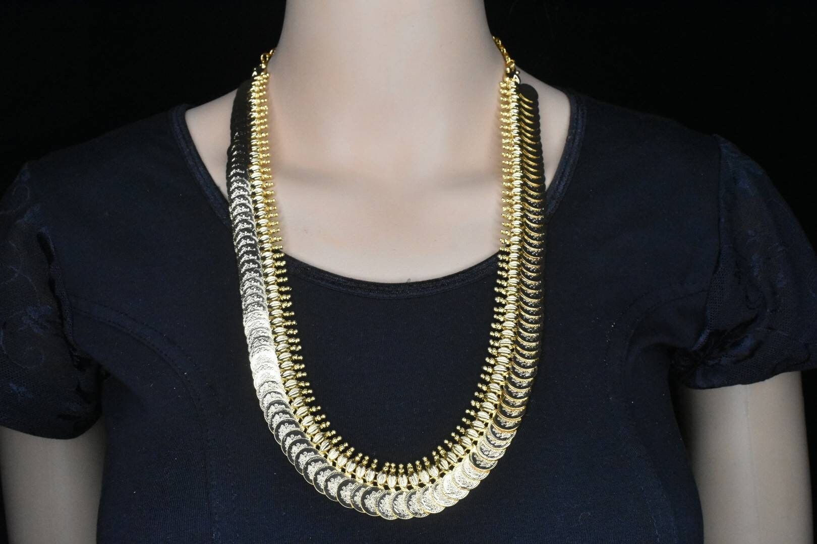 Gold Plated Kasulaperu/coins Necklaces 