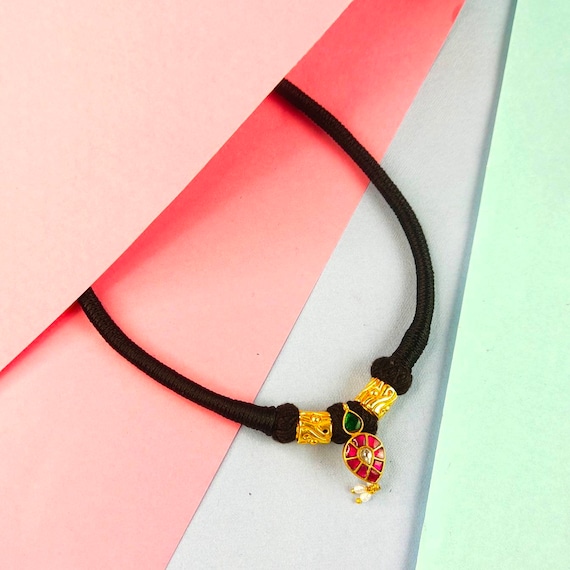 Indian Mango Black Dori Necklace by Asp Fashion Etsy Australia