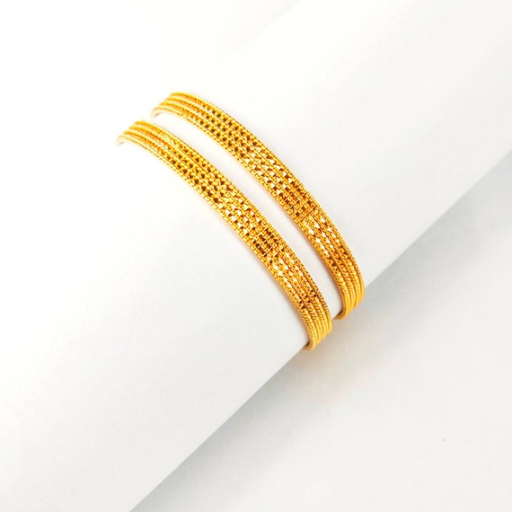 Daily wear plain gold bangles deals