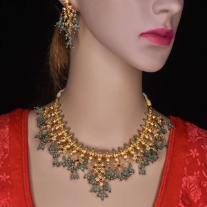 Traditional Guttapusalu Necklace Set By Asp Fashion Jewellery