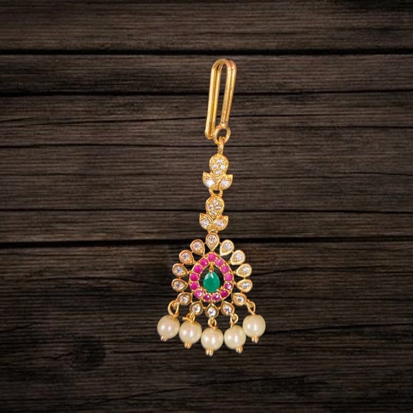 American Diamond Maang tikka By Asp Fashion Jewellery